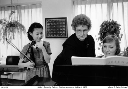 with Midori and Denise Jensen 1986